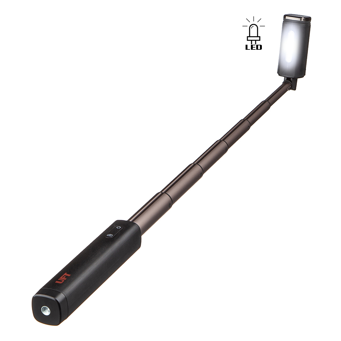 

Монопод со вспышкой и Bluetooth SS23 TOKYO Selfie Stick Black