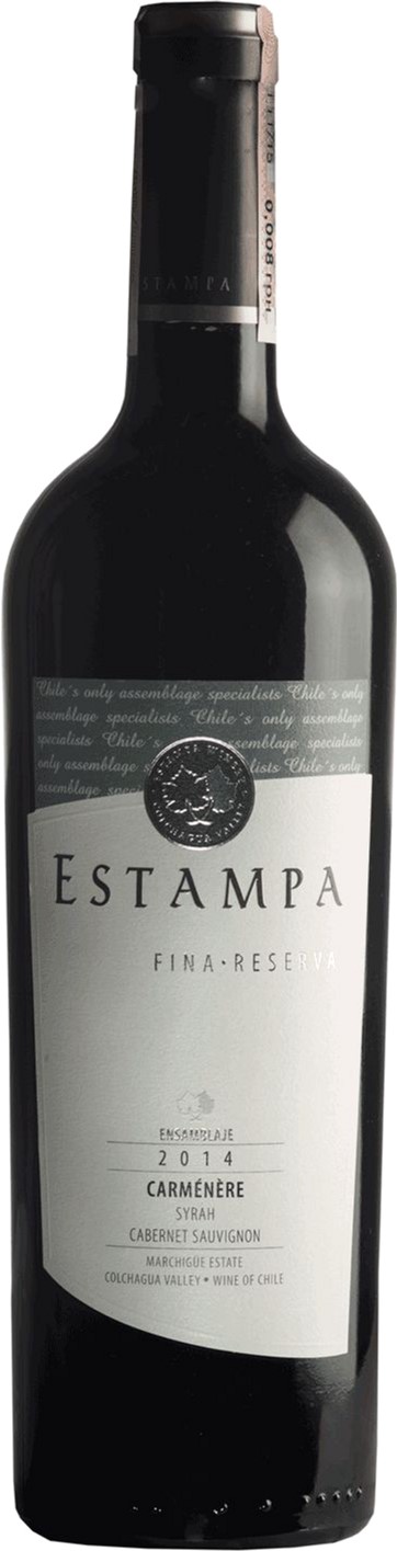 Акція на Вино Estampa Fina Reserva Carmenere/Syrah/Cabernet красное сухое 0.75 л 14% (7808721800052) від Rozetka UA