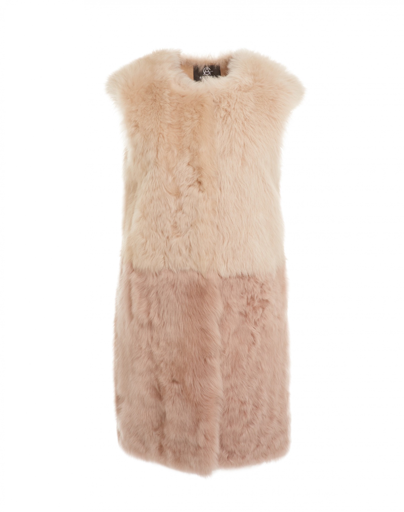 

Жіноча хутряна жилетка TARANTO 3XL BEJ/ROZE GOLD