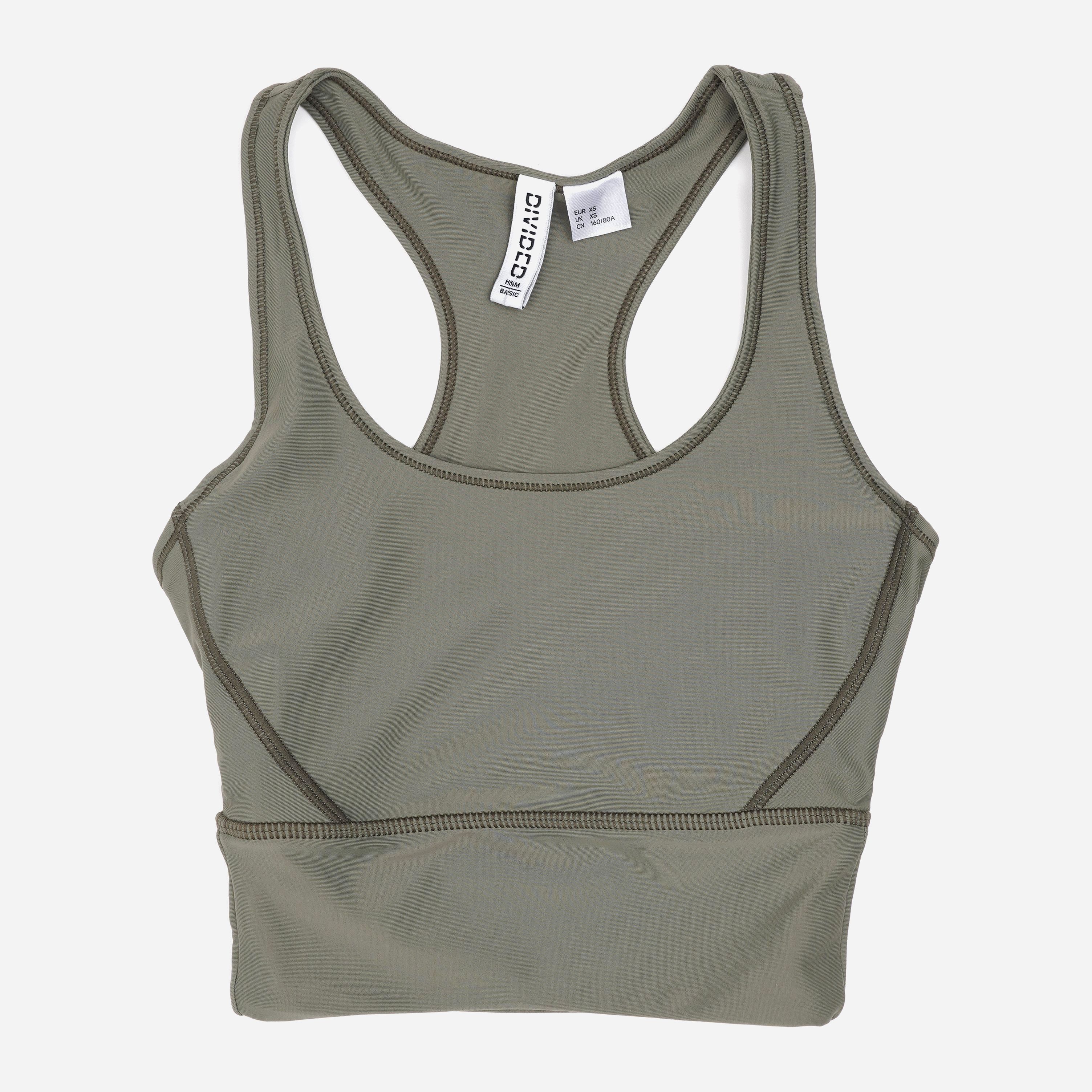 

Спортивный топ H&M 2007-8381971  Хаки, Спортивный топ H&M 2007-8381971 XS Хаки