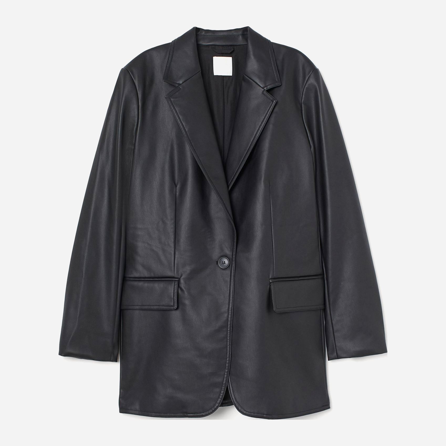 

Куртка из искусственной кожи H&M 210-9061692 M Черная