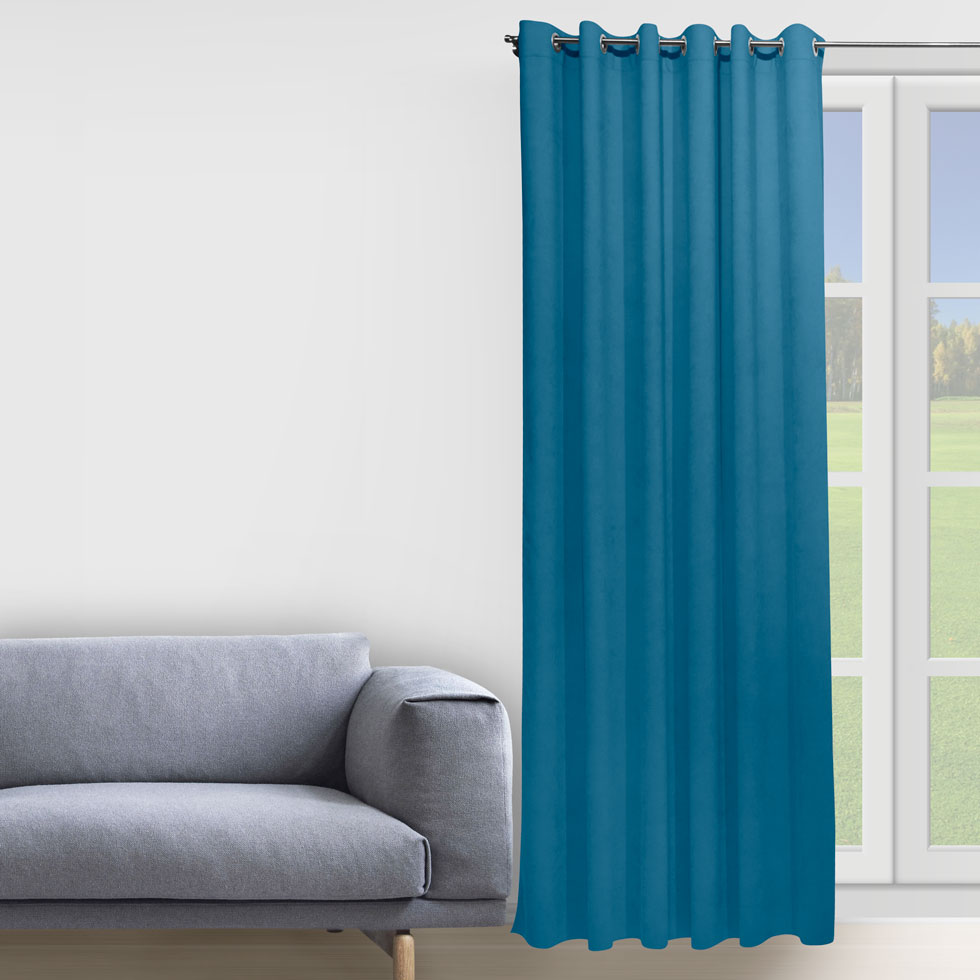 

Штора Decorator 200х258 электрик микровелюр на люверсах D063