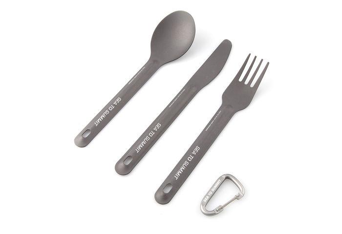 

Набор туристической посуды Sea to Summit Alpha Light Cutlery Set 3pc