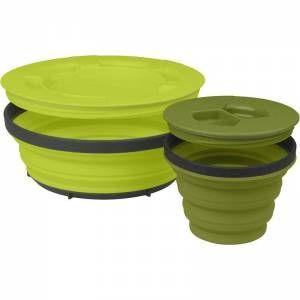

Набор посуды Sea to Summit X-Seal & Go Set, Olive (STS AXSEALSETSOL)