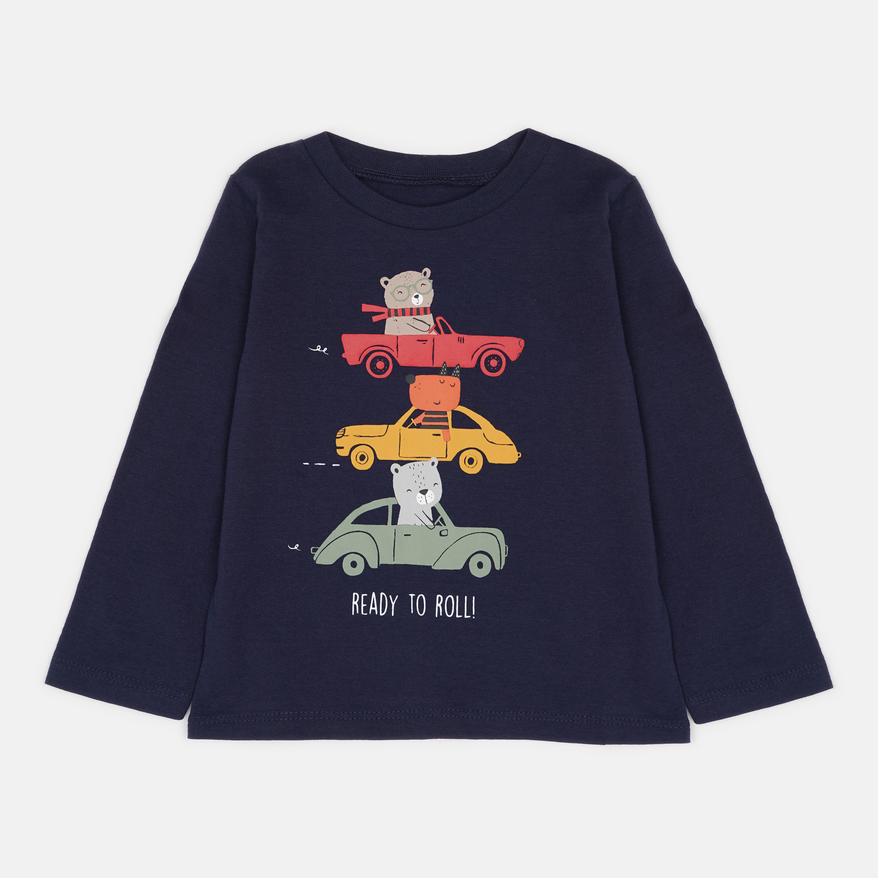 

Футболка с длинным рукавом C&A CD11120 80 см Синяя