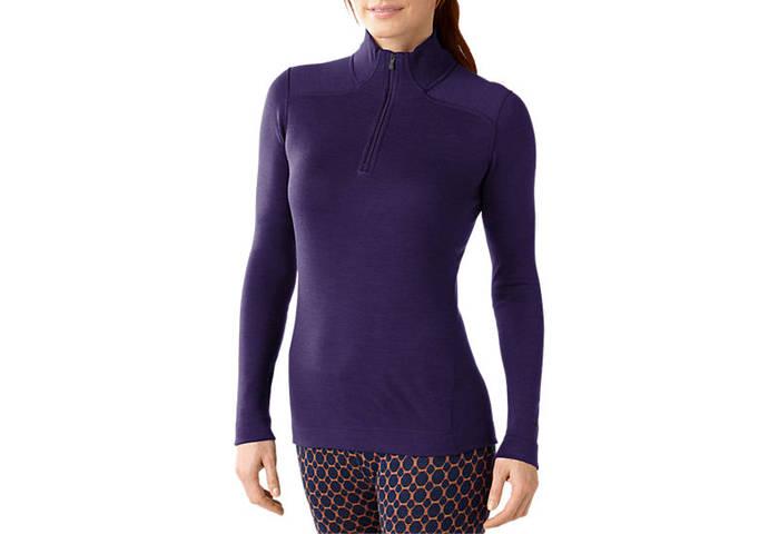 

Термофутболка женская Smartwool NTS Mid 250 Zip T Purple Heather, M