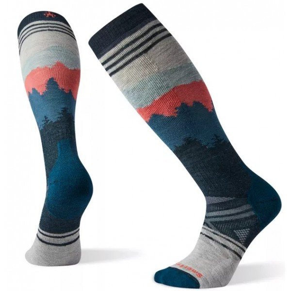 

Термоноски мужские Smartwool PhD Ski Medium Alpenglow Pattern, Ash, M