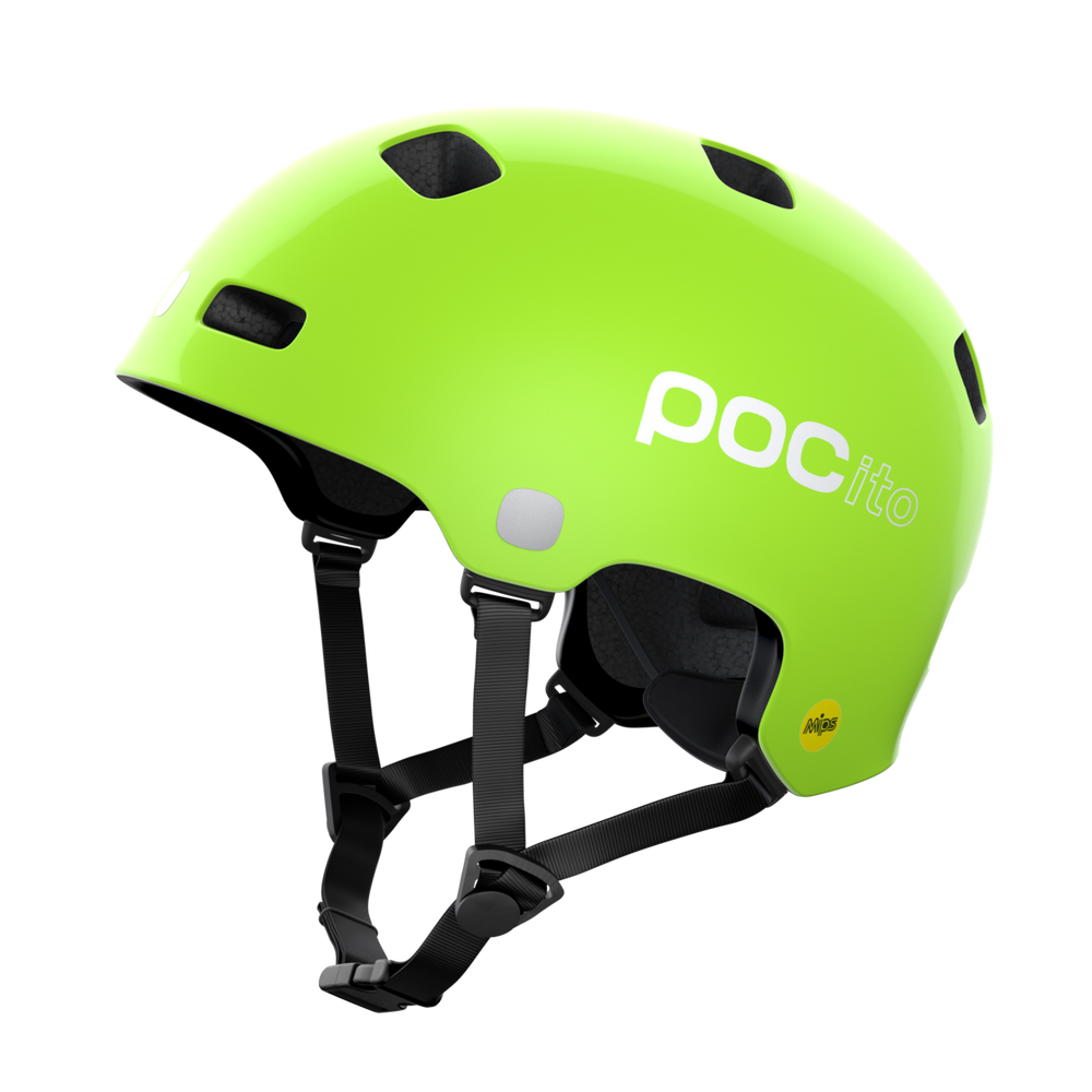 

Детский велошлем POC POCito Crane MIPS, Fluorescent Yellow/Green, M-L (PC 105708234MLG1)