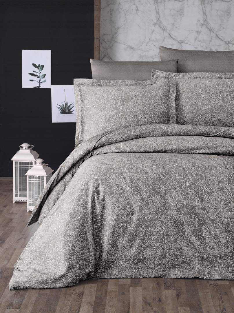 

Постільна білизна First Choice Cotton Satin 200 х 220 см Neva Mink