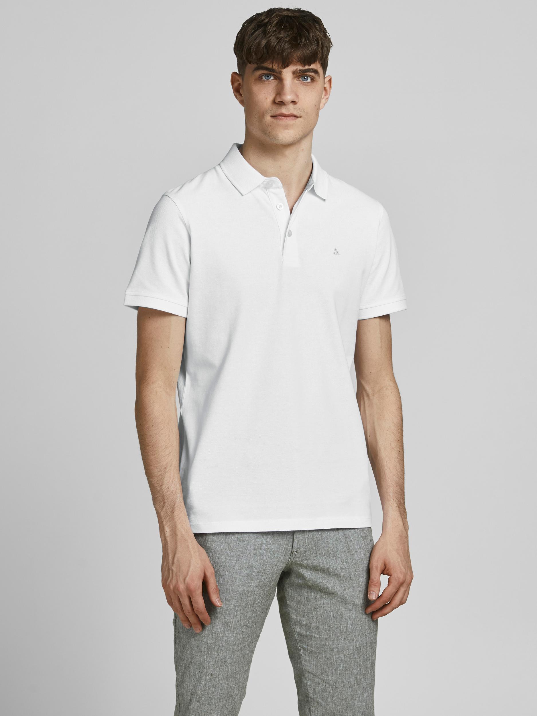 

ПОЛО Jack&Jones PAULOS 12136668 White XXL Белый