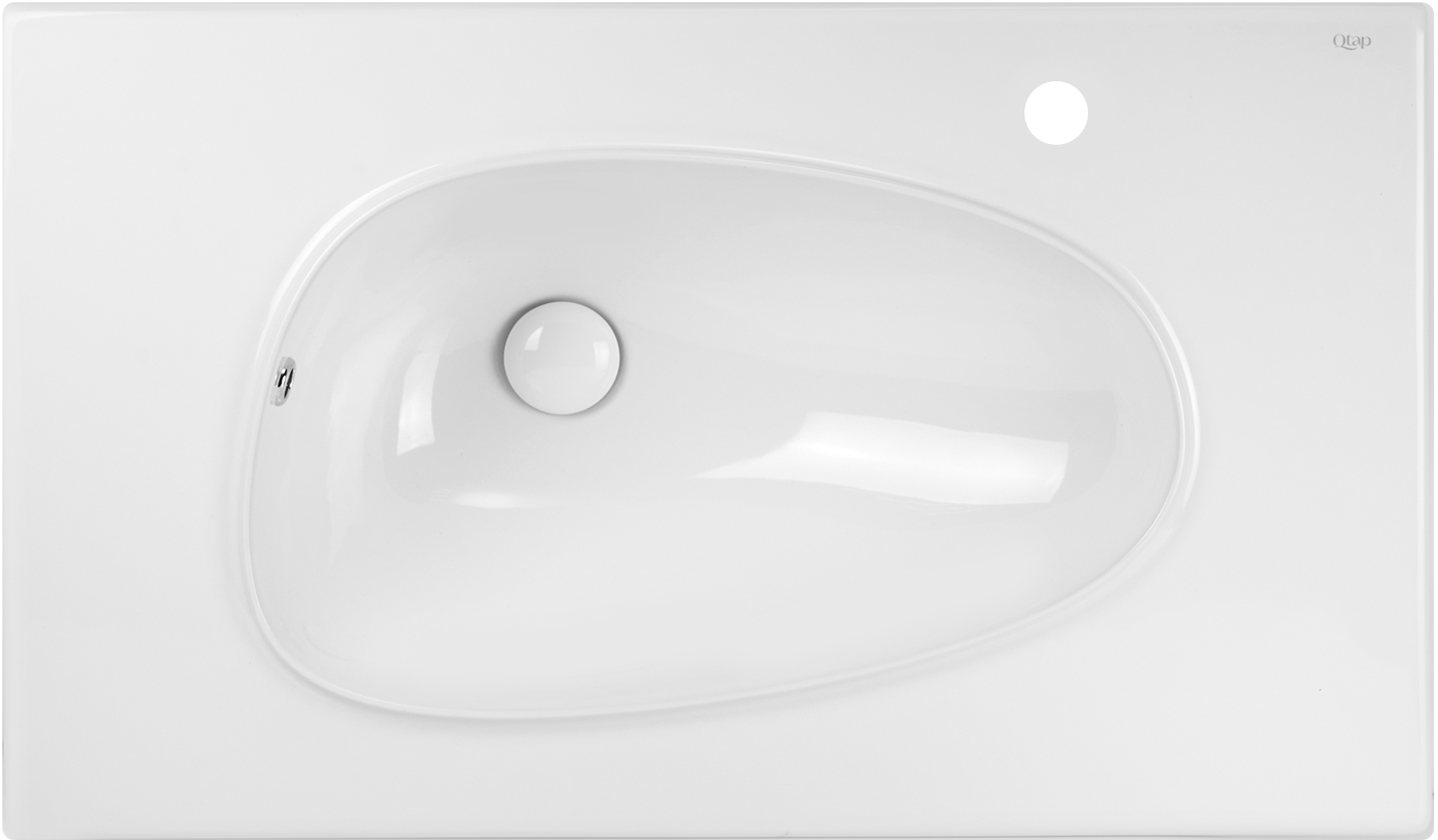 

Раковина QTAP Virgo QT1811FL8128BRW с донным клапаном