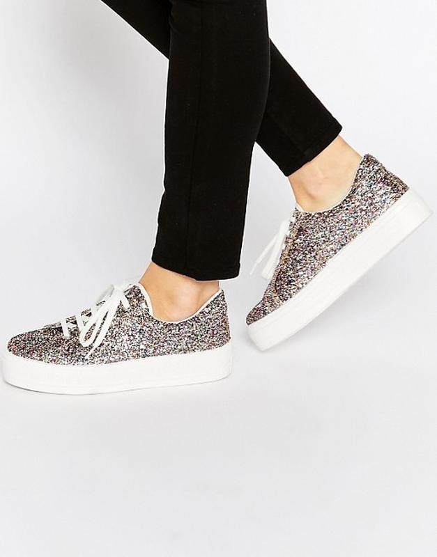 

Женские кеды с блеском Asos 39 разноцветный