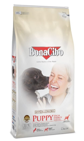 

Сухой корм для активных щенков BonaCibo Puppy High Energy Chicken&Rice with Anchovy 15 кг с мясом курицы, анчоусами и рисом для активных щенков всех пород