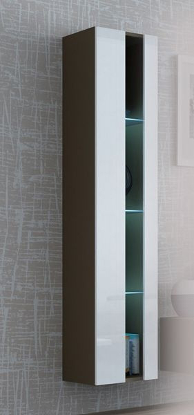 

Витрина подвесная Vigo New Cama Латте матовый + Белый глянец