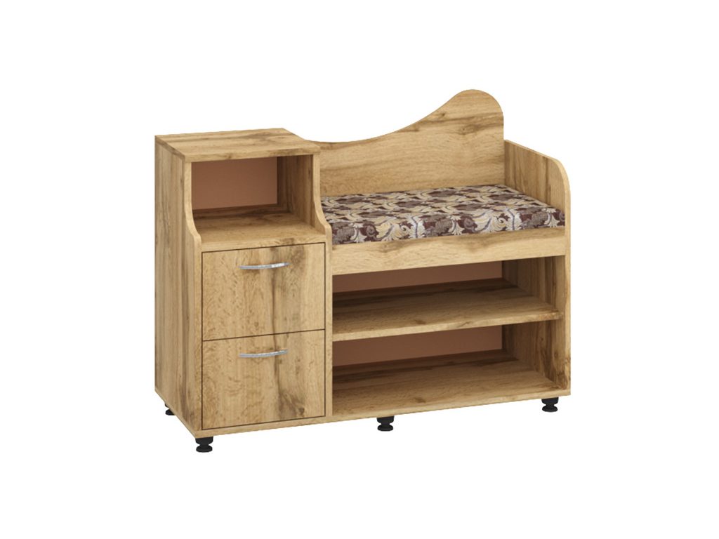 

Тумба для обуви Пехотин Б-2 Дуб Тахо + Торонто Шоколад