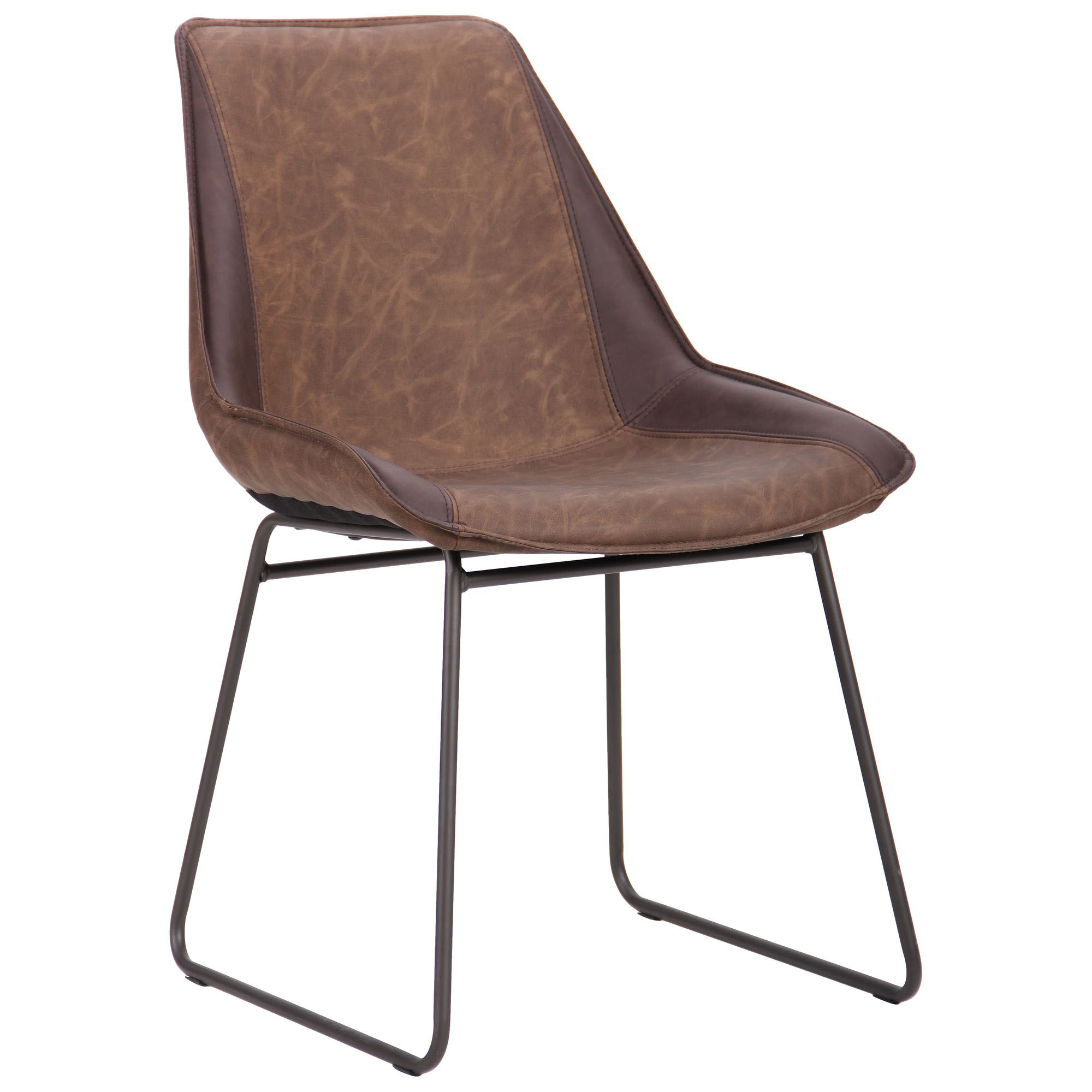 

Стул AMF Cherokee gunmetal, cowboy Coffee/Dark Brown