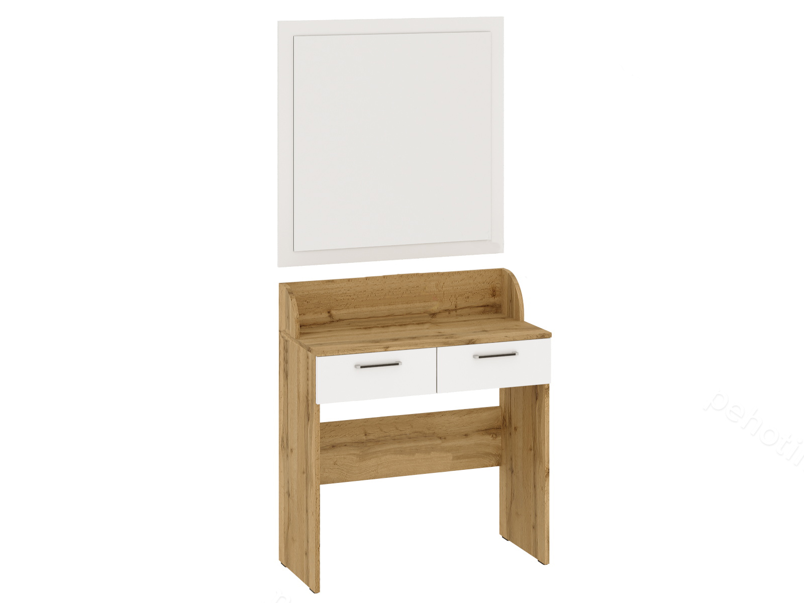 

Трюмо Моника Пехотин Дуб Тахо + Белый