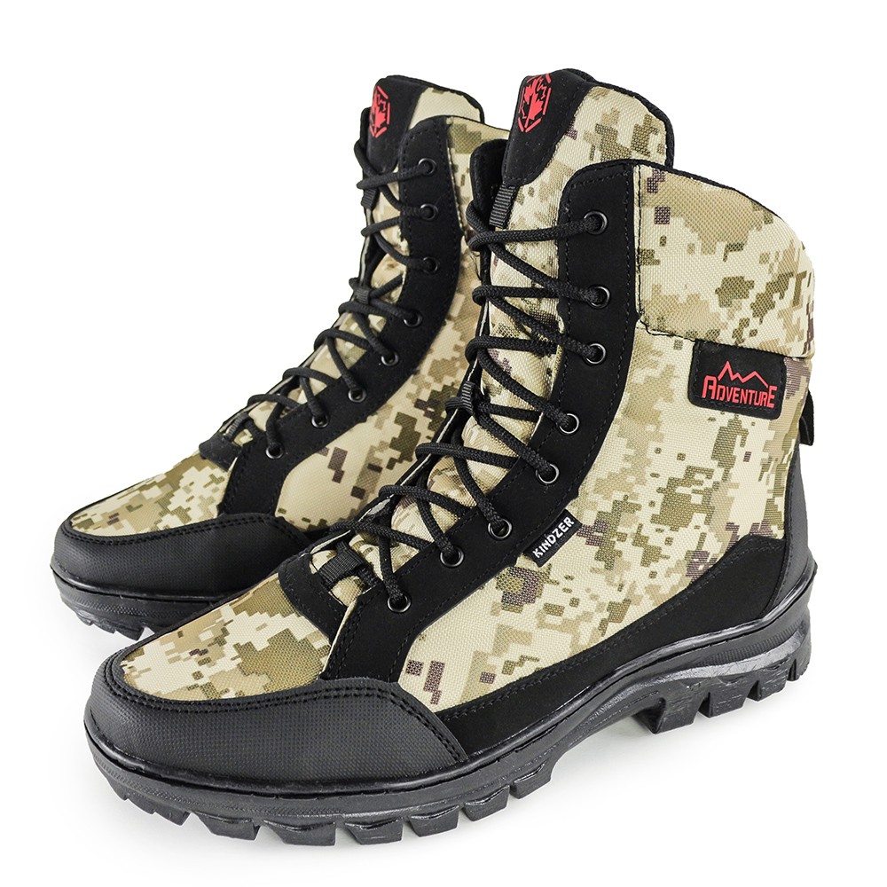 

Зимние мужские ботинки Kindzer Adventure камуфляж 40 р. 26,5 см