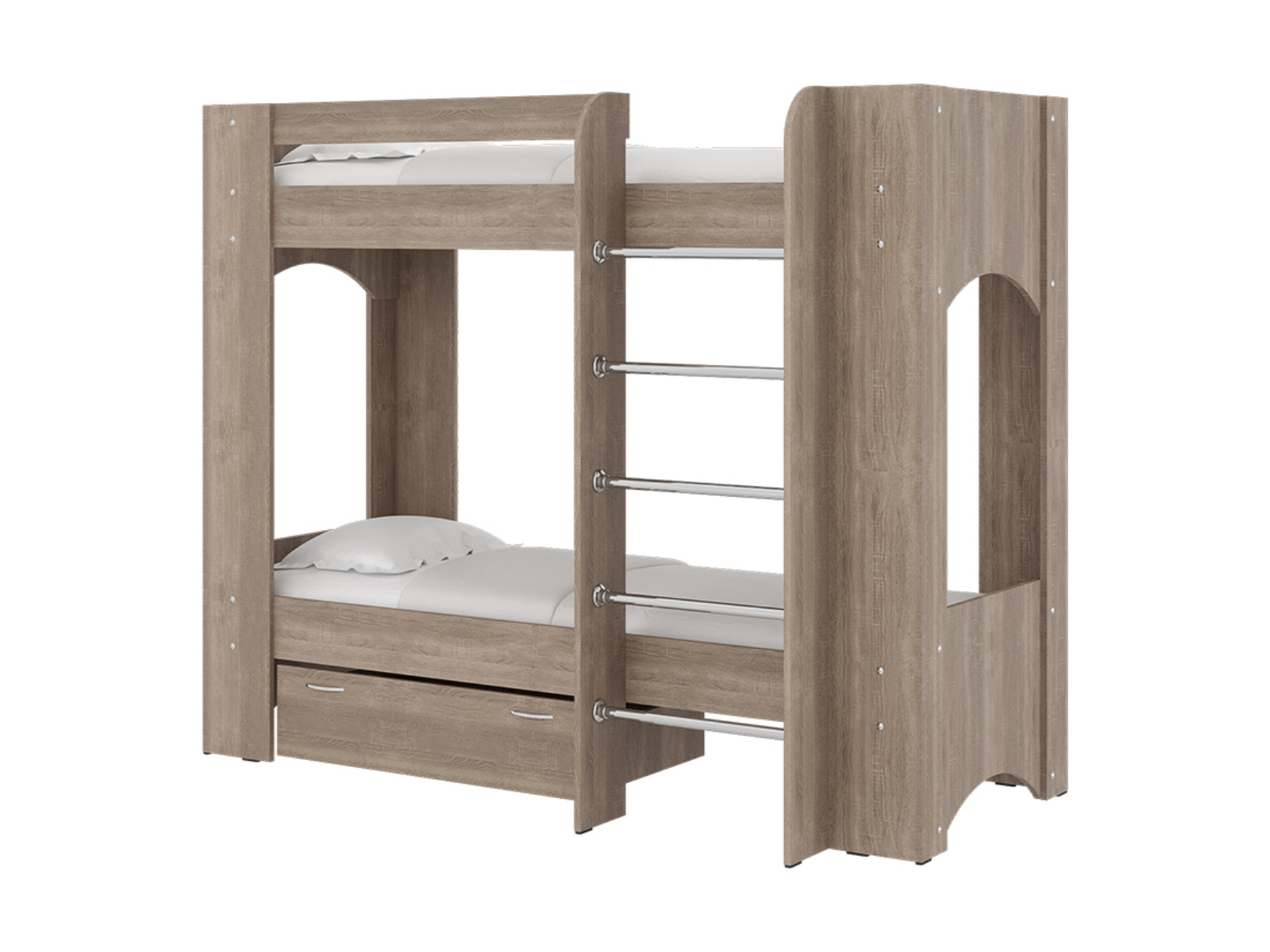 

Двухъярусная кровать Дуэт 2 Пехотин Трюфель