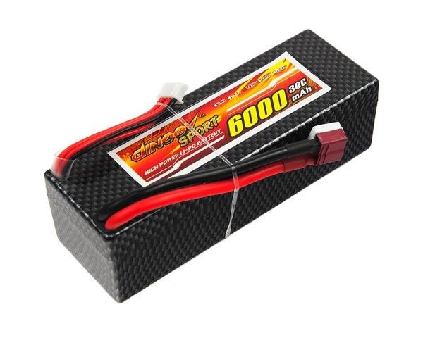 

Аккумулятор Dinogy Li-Pol 6000mAh 14.8V 4S 30C Hardcase 41x40x138мм T-Plug
