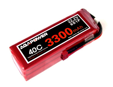 

Аккумулятор AGA POWER Li-Po 3300mAh 22.2V 6S 40C Softcase