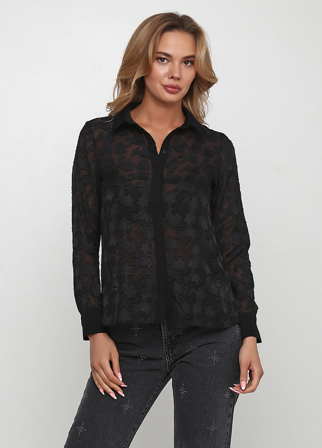 

Блуза H&M 34 Черный 4381714RP3_черный