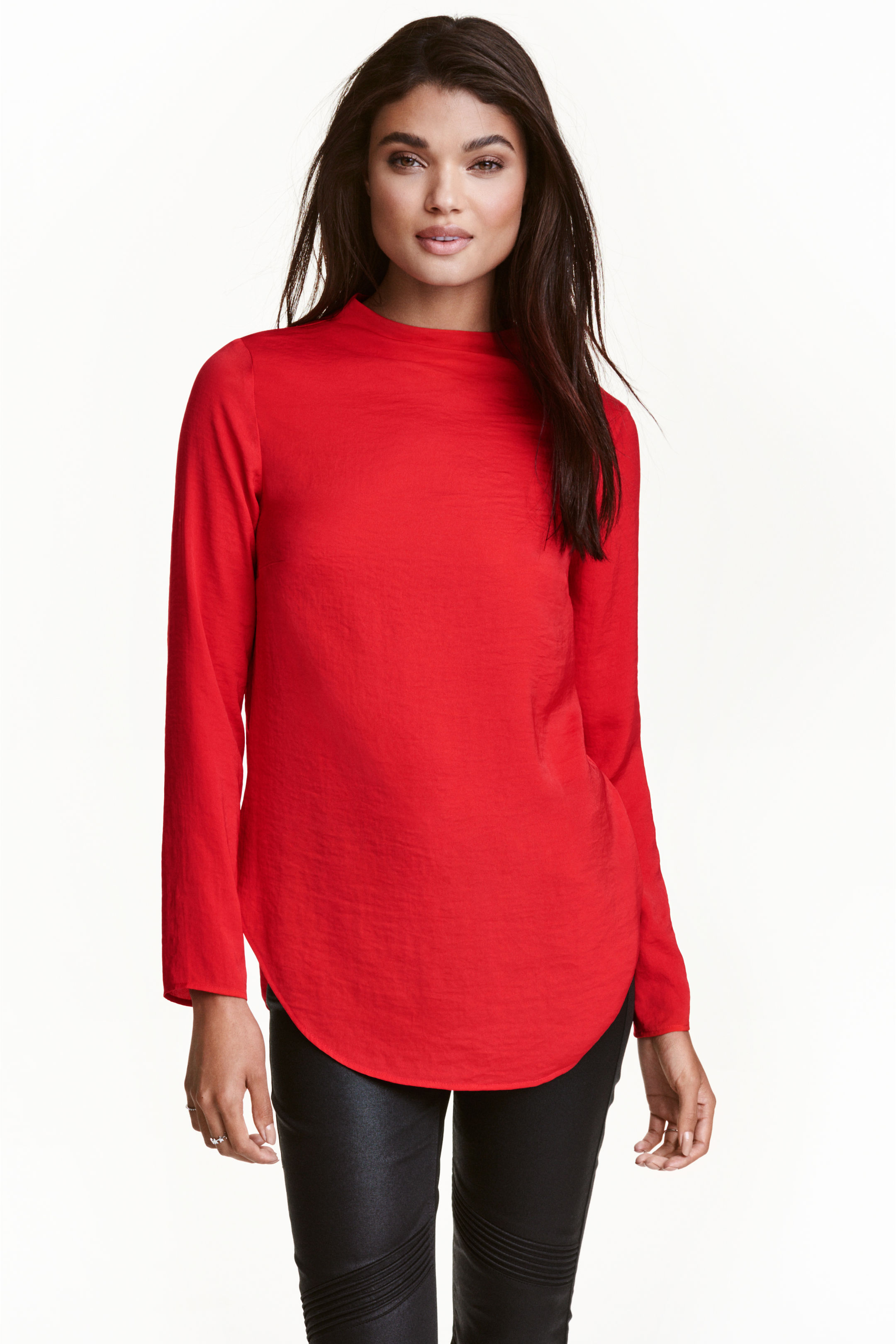 

Блуза H&M 40 Красный 2-4200754_красный