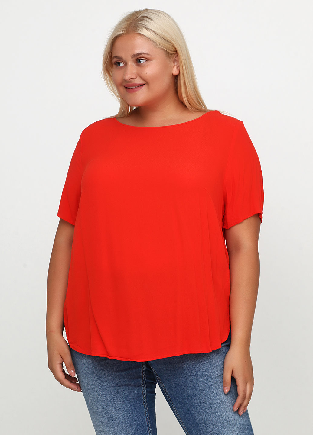 

Блуза с к/р H&M 40 Красный 6482567RP6_красный
