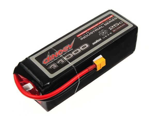 

Аккумулятор Dinogy Li-Po 11000mAh 22.2V 6S 25C для DJI S1000