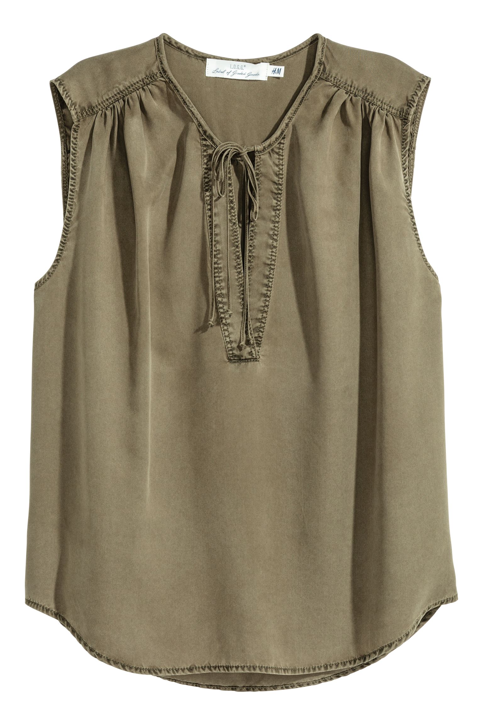 

Блуза б/р H&M 34 Хаки 5050916RP11_хаки