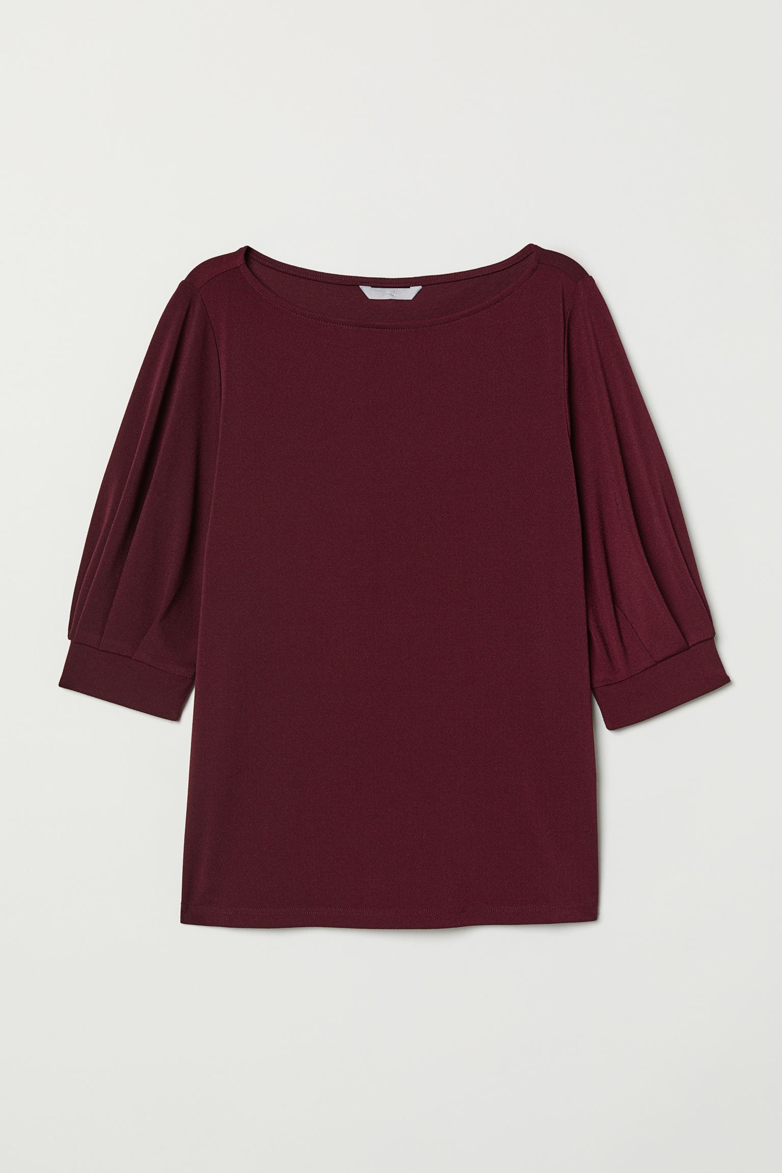 

Блуза H&M L Темно-бордовый 6640748RP21_темно-бордовый
