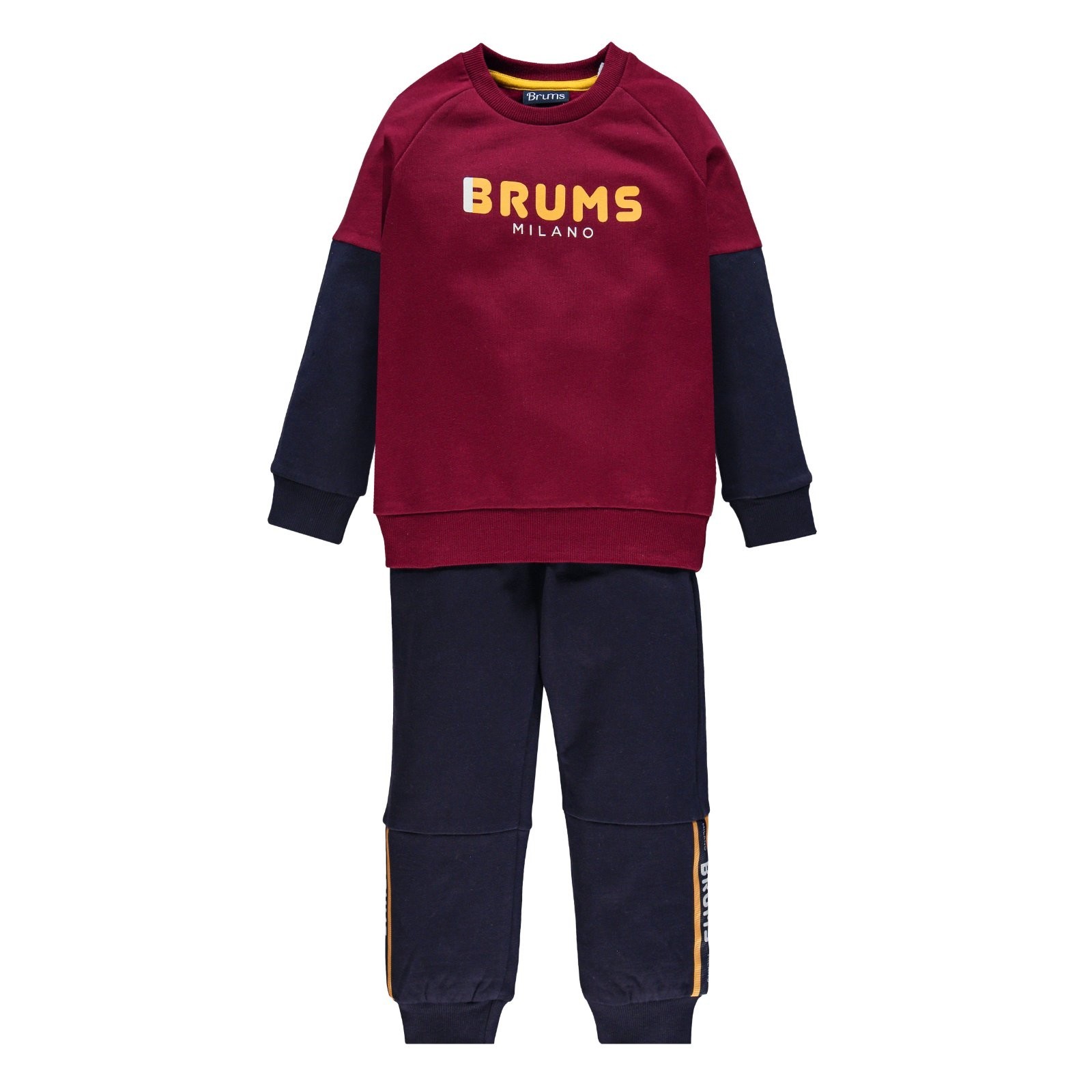 

Спортивный костюм с толстовкой с логотипом Brums 213BFEP001-785 бордовый 140