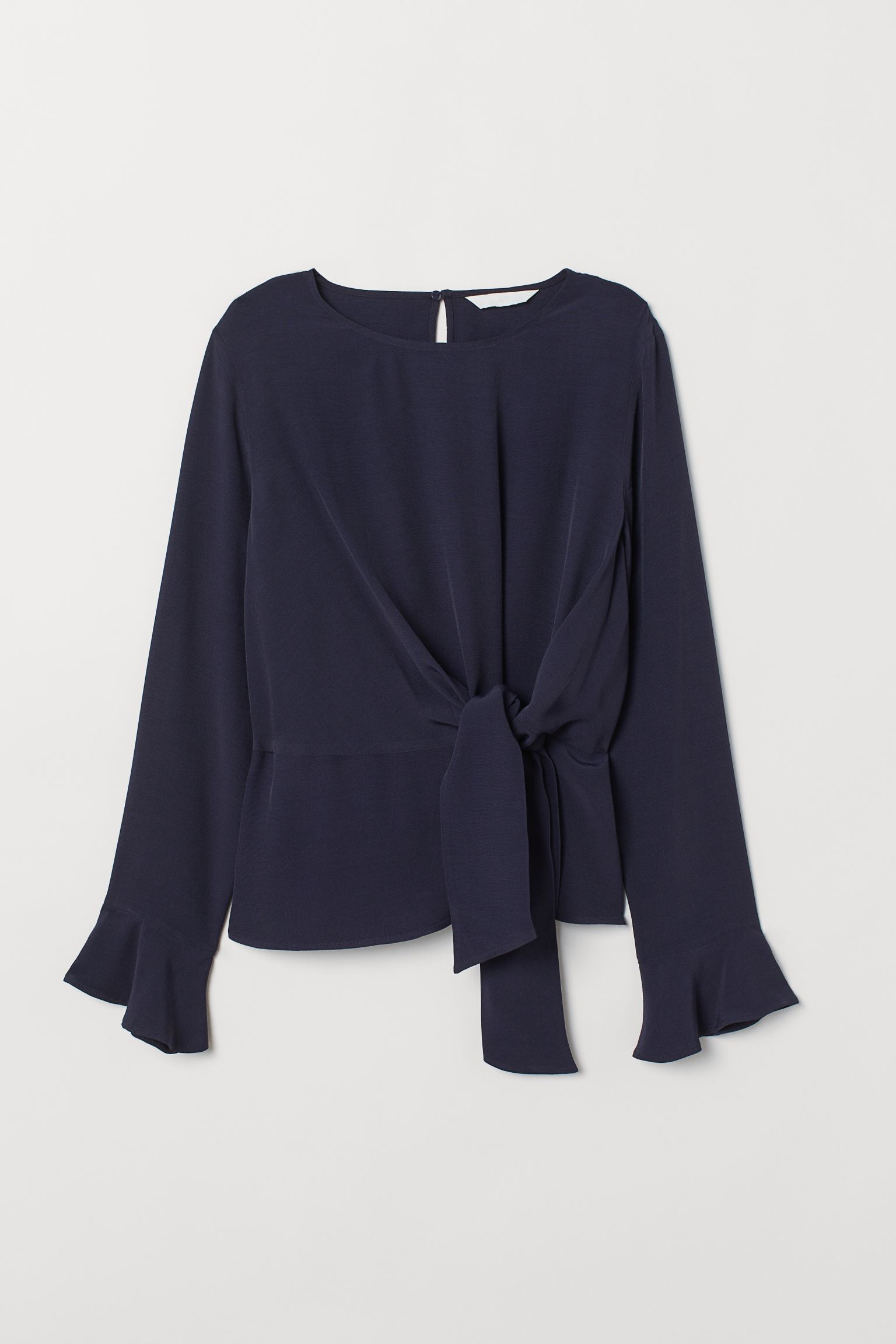 

Блуза H&M 38 Темно-синий 7479849dm_темно-синий