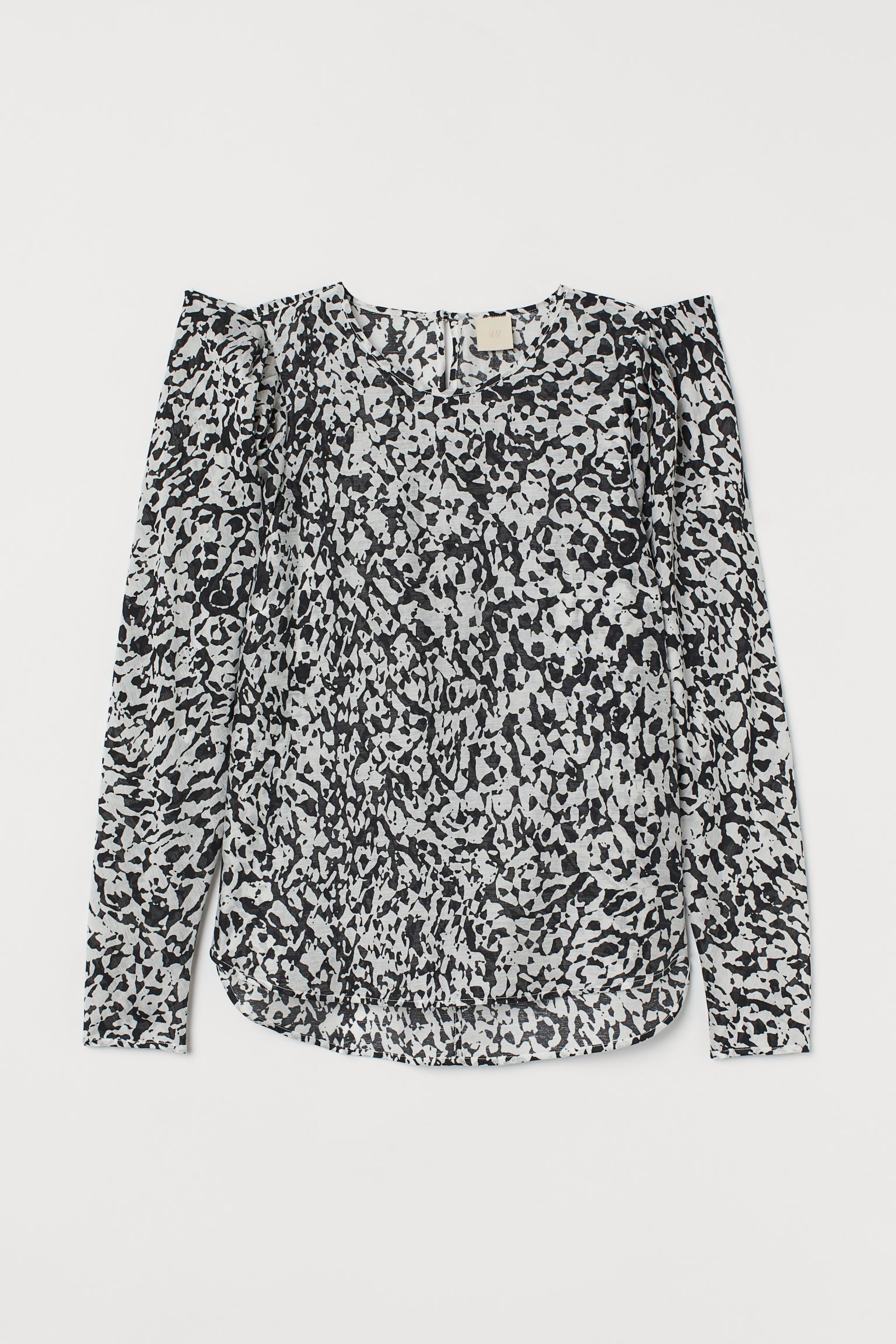 

Блуза H&M 36 Черно-белый 8437531sm_черно-белый