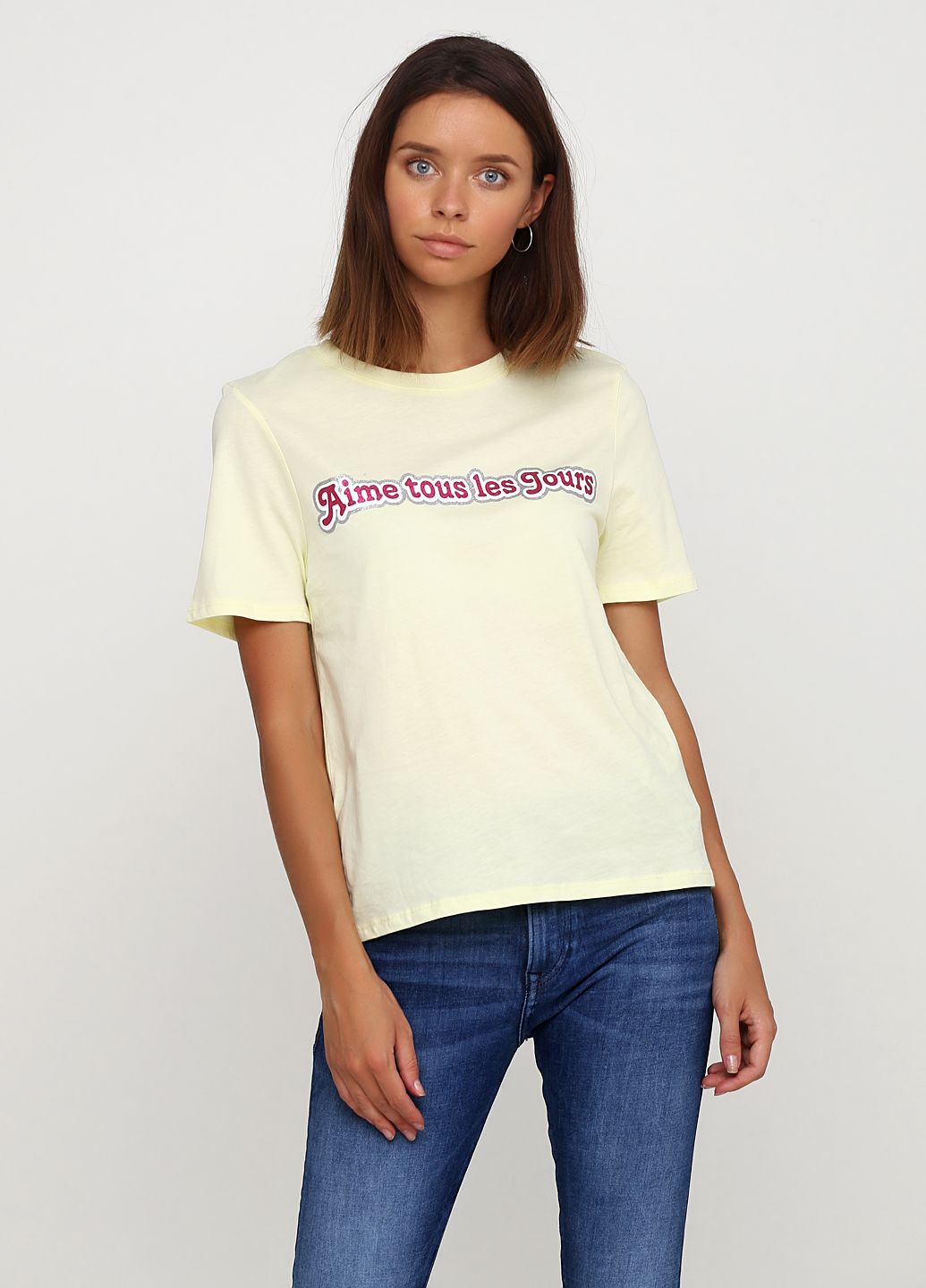 

Футболка H&M M светло- желтый 5491486RP21_светло- желтый