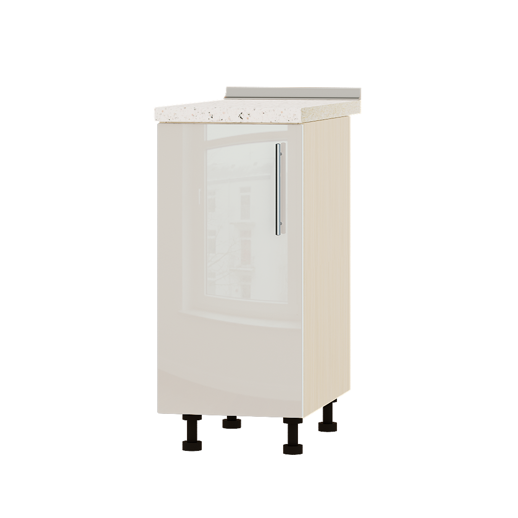 

Кухня Акрил модуль Низ Н83-370 Бьянко Глянец Дуб молочный 37х47х82 см