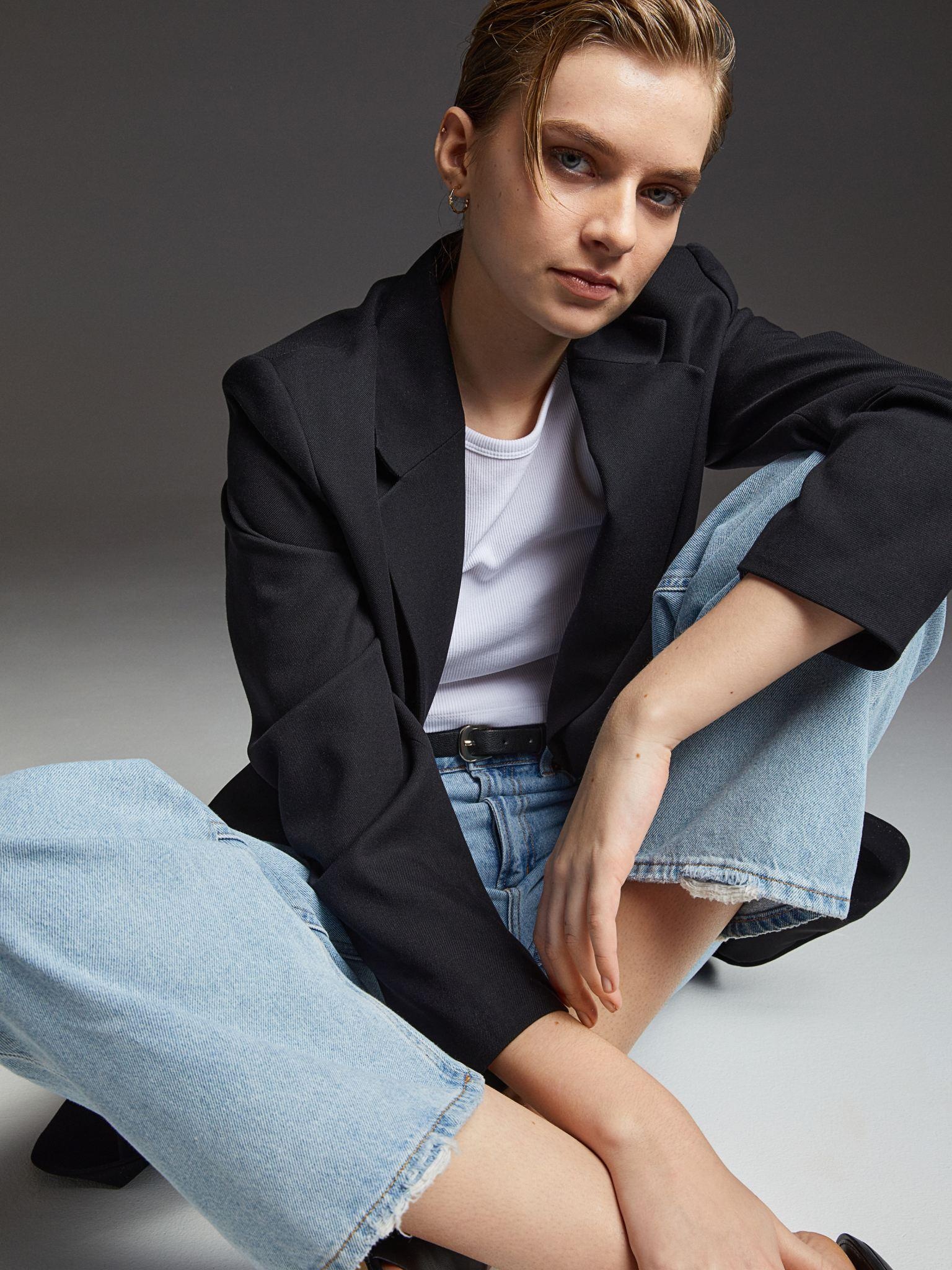 

Жакет H&M XAZ246362NIQW  Черный, Жакет H&M XAZ246362NIQW XL Черный