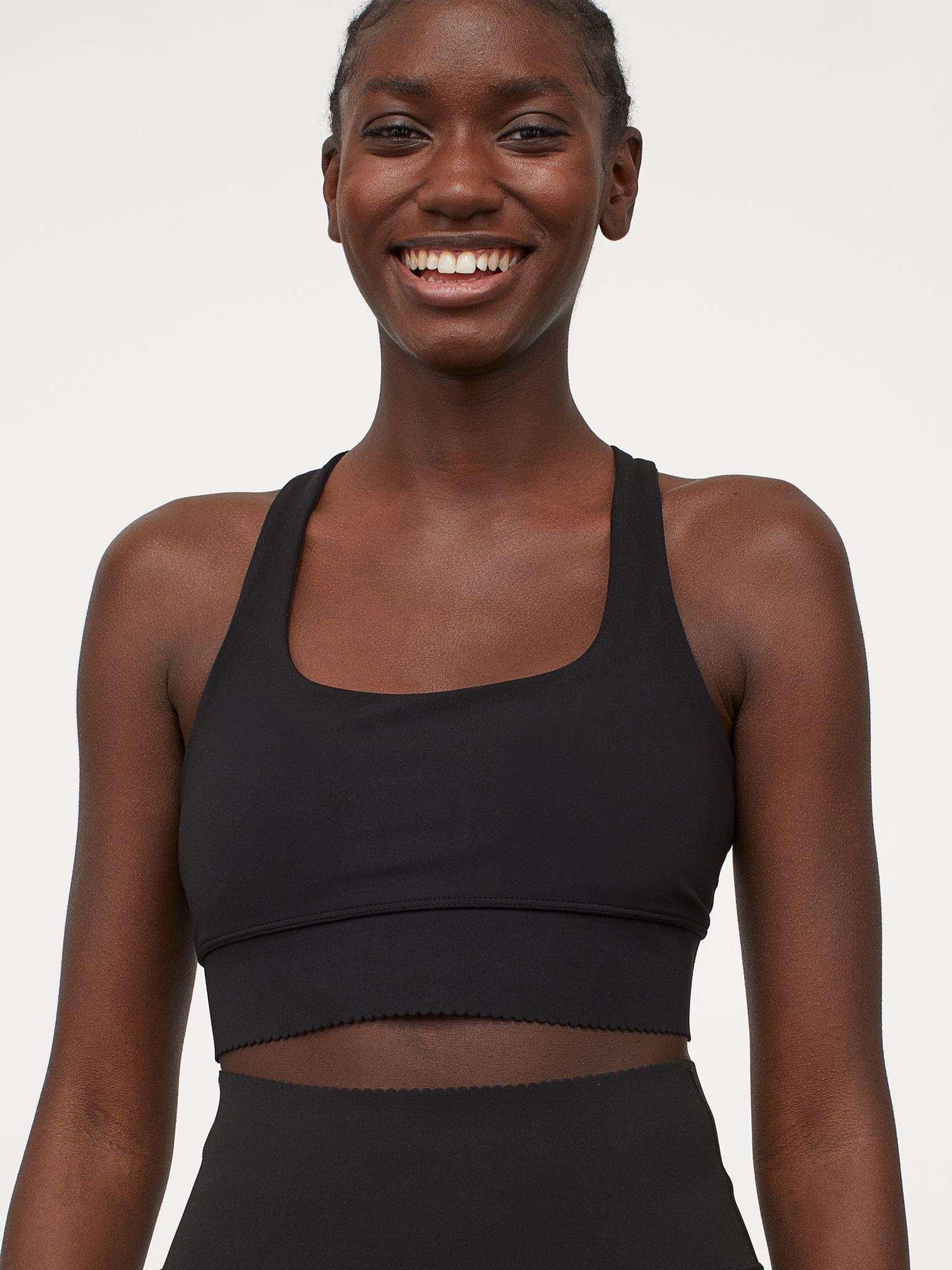 

Спортивный топ H&M XAZ245758CYME  Черный, Спортивный топ H&M XAZ245758CYME L Черный