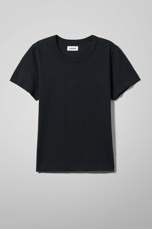 

Футболка Weekday XS Черный 5358617RP12_черный