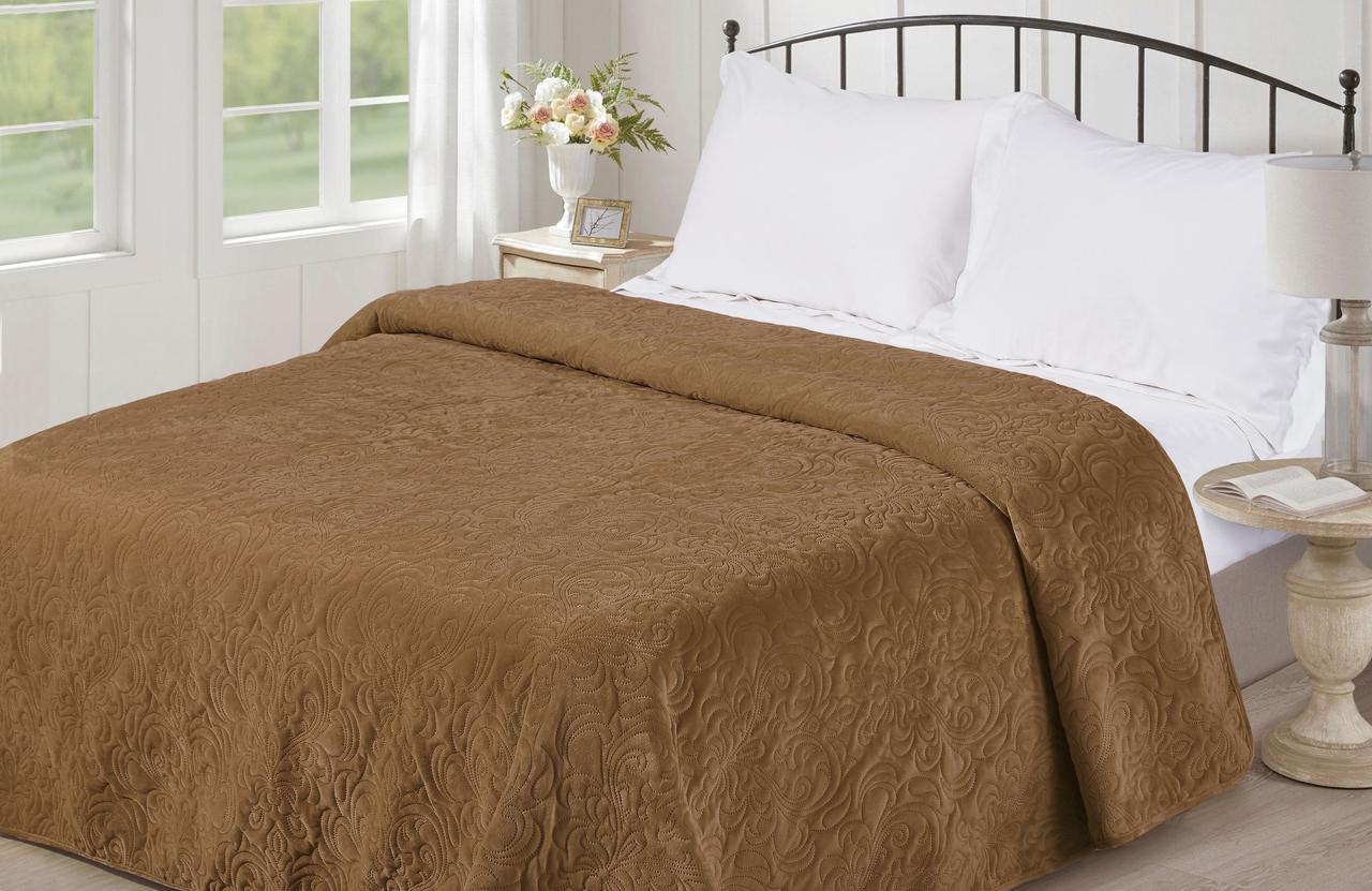 

Покрывало однотонное V21 золото Love You Love You 200 x 220 см