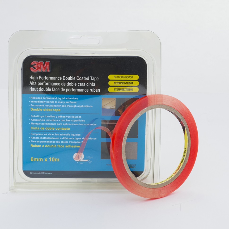 

Монтажный двухсторонний скотч 3М Heavy Duty 6 мм x 10 м x 0.2 мм Прозрачный (908861)