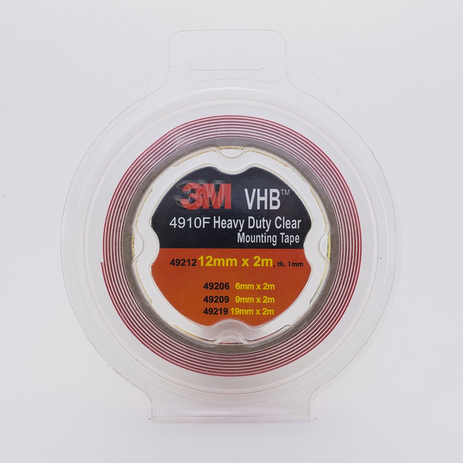

Монтажный двухсторонний скотч 3М Heavy Duty 12 мм x 2 м x 1 мм Прозрачный (32867)