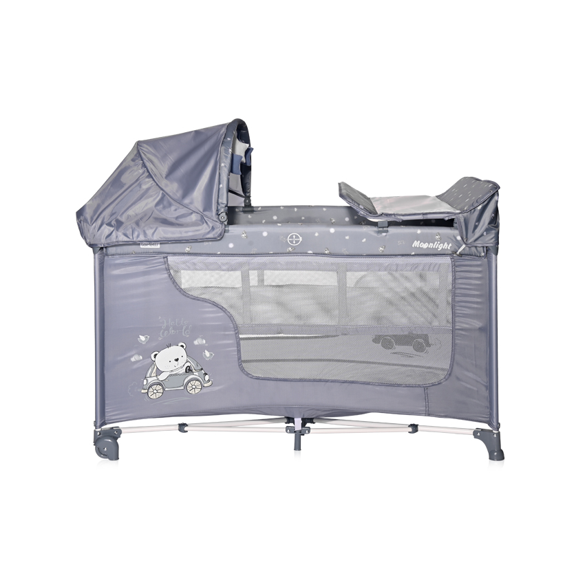 

Манеж Lorelli MOONLIGHT 2L ROCKER (silver blue car)