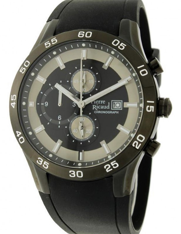 

Часы Pierre Ricaud PR 91011.B214CH кварц. Chronograph каучук
