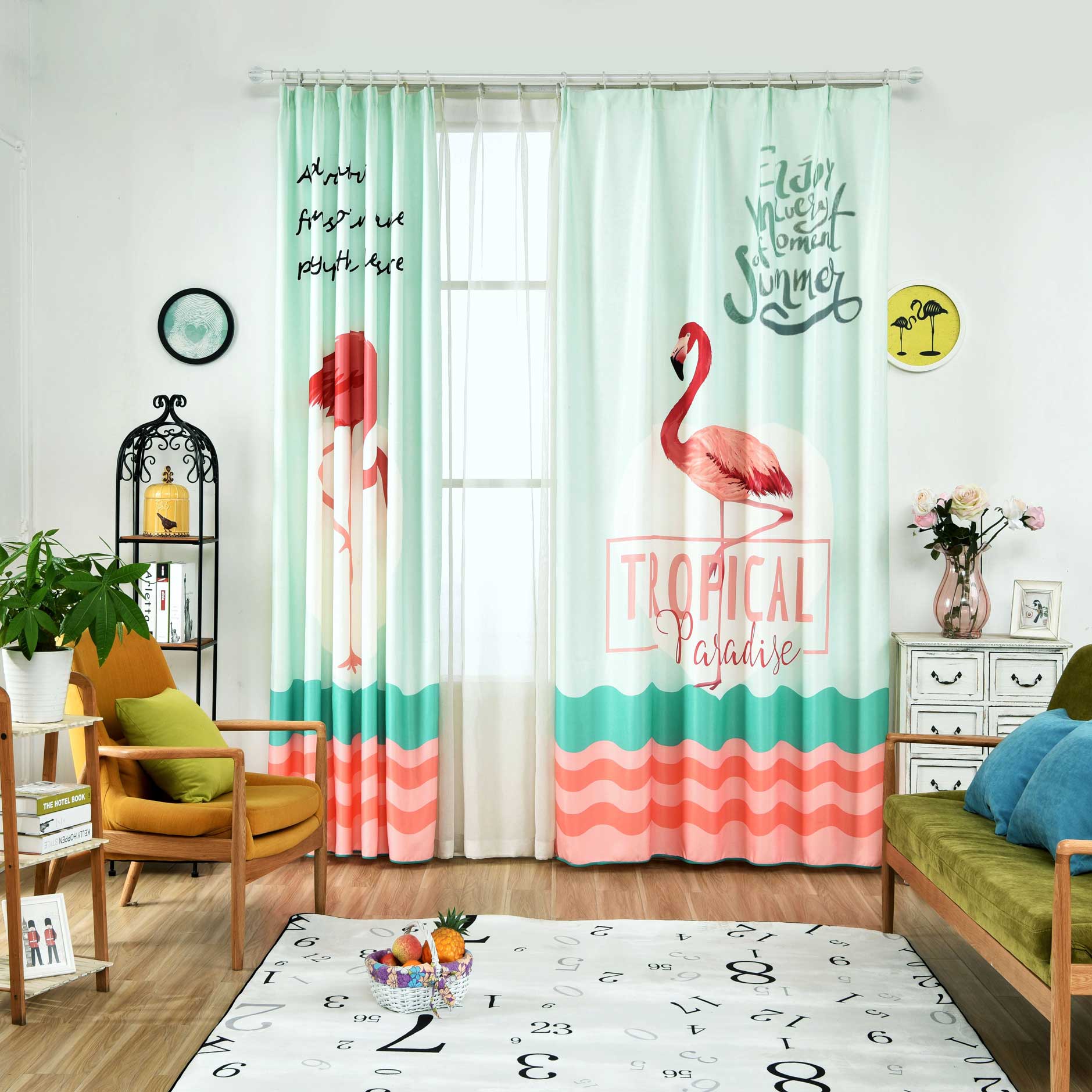 

Штора Тропический рай 185 х 265 2 шт. Berni(BE32)