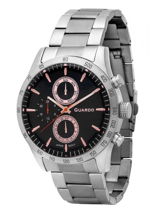 

Часы Guardo PREMIUM P11675(m) SB браслет кварц.