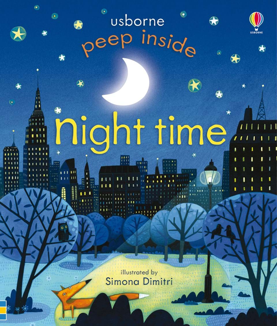 

Детская книга Usborne Усборн Ночное время, серия Peep Inside, англ. язык (9781409564010)