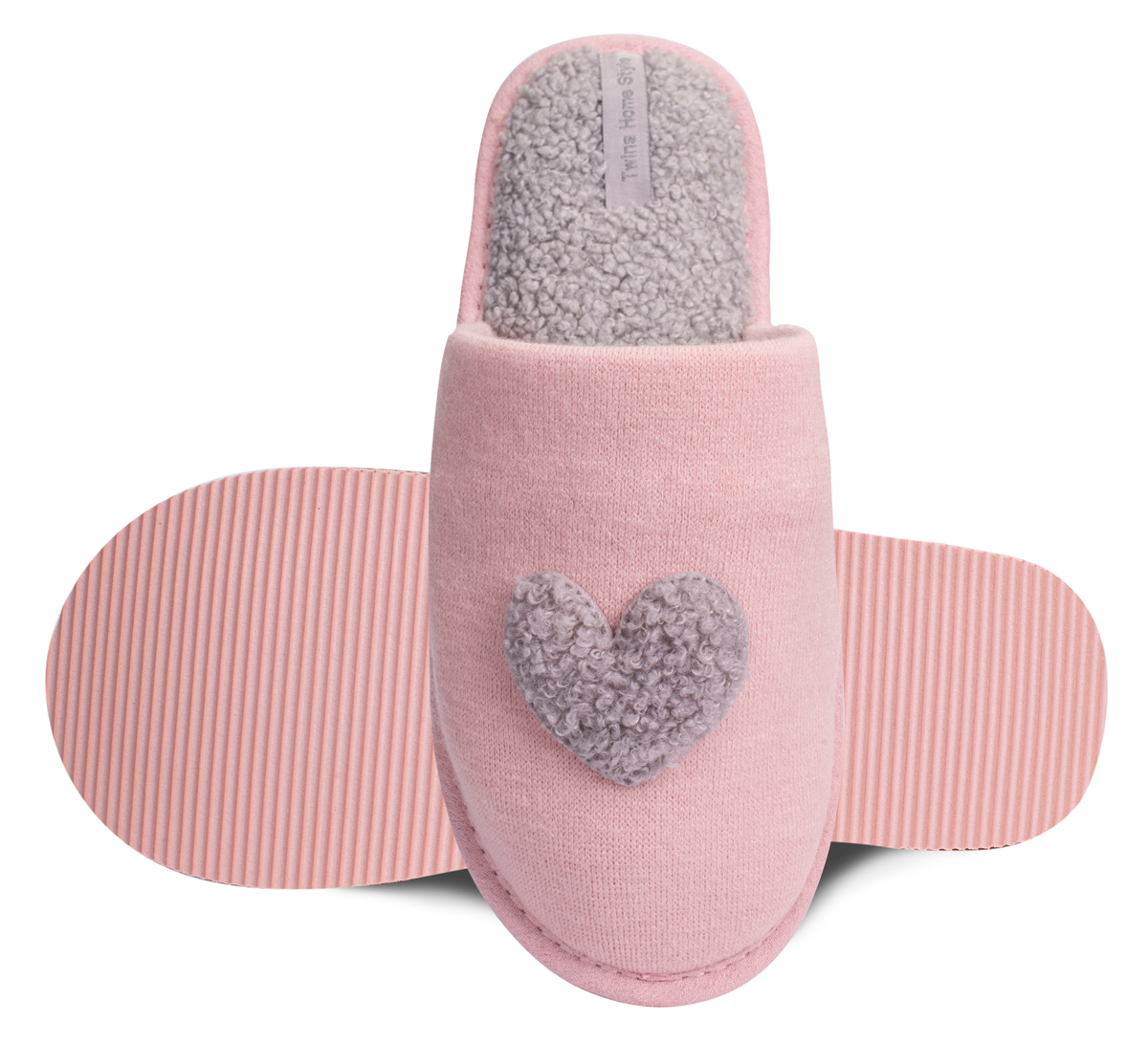 

Комнатные тапочки Twins Твинс женские HS-OZ с декором, розовые, р. 40 (6112)
