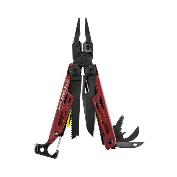 

832745 Мультиинструмент LEATHERMAN SIGNAL CRIMSON, синтетический чехол, картонная коробка