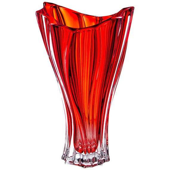 

Ваза Bohemia Plantica red 8KG97/72T62/320/R